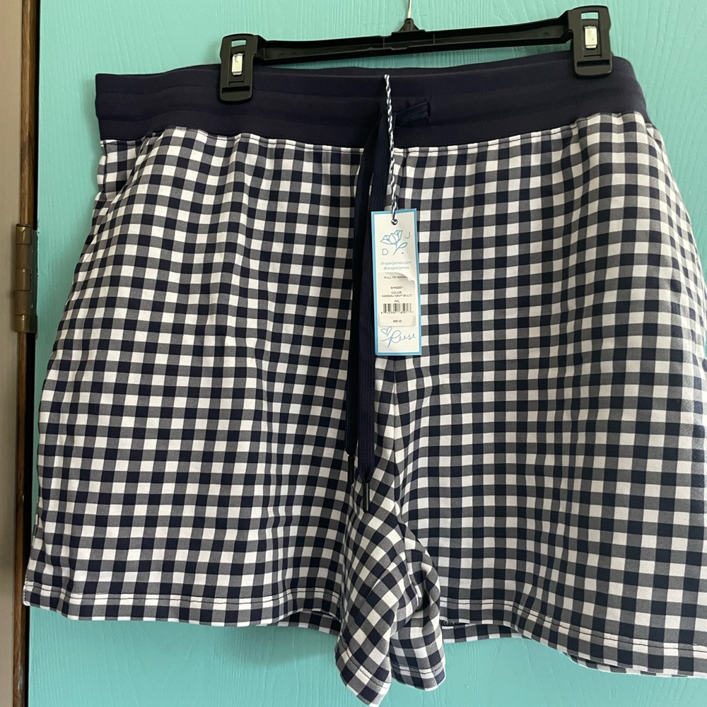 Draper James XXL gingham shorts